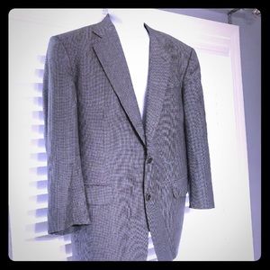 Men’s wool houndstooth blazer. Brooks brothers